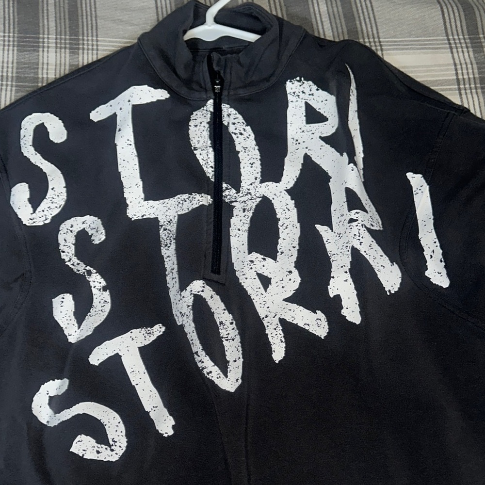 Black and White Graphic Pullover